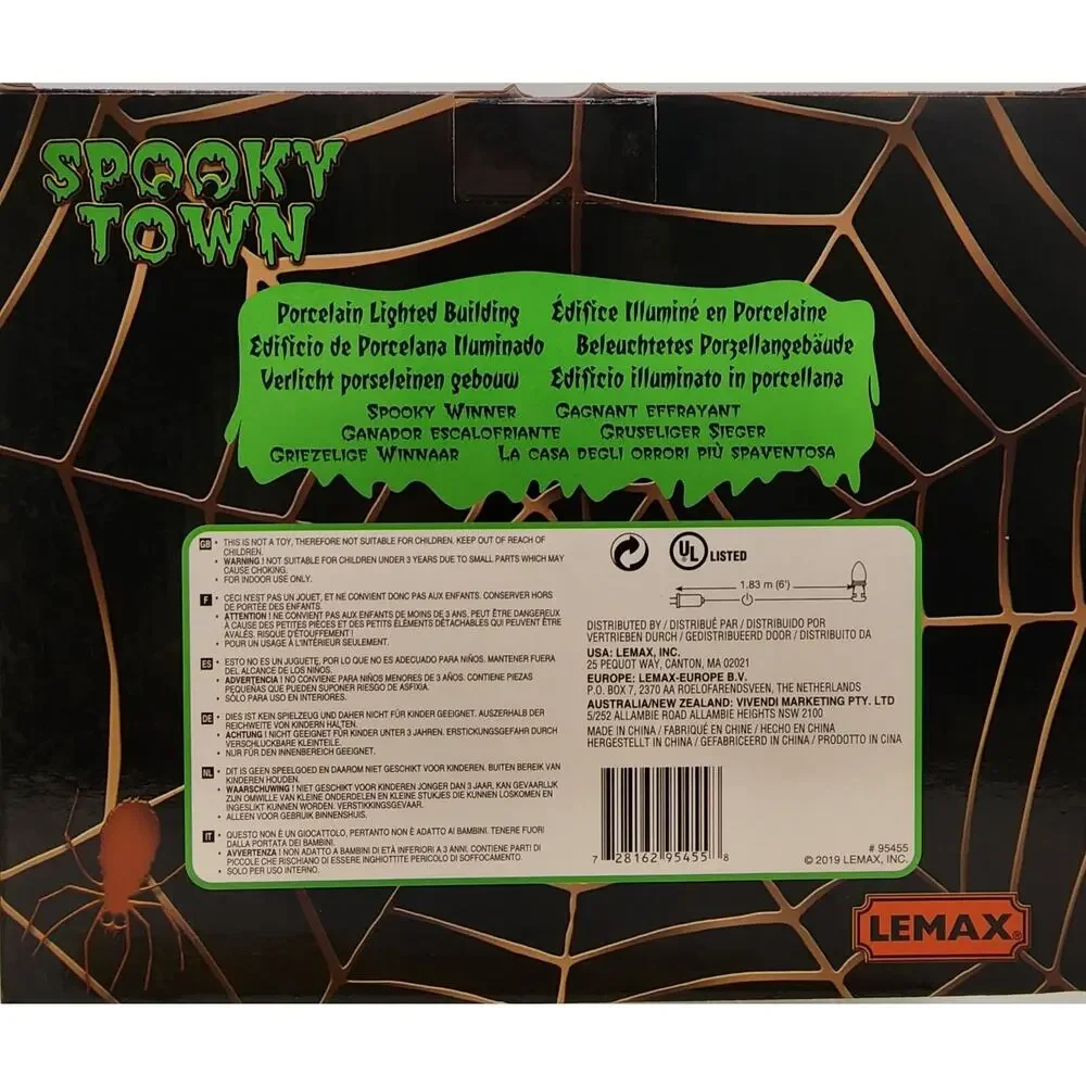 Lemax Spooky Town SPOOKY WINNER #95455 Best Decorated House New